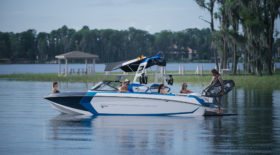 ウェイクシリーズ 第2戦徳島池田湖大会の曳航艇がSUPER AIR NAUTIQUE G25 DIESELに決定！！